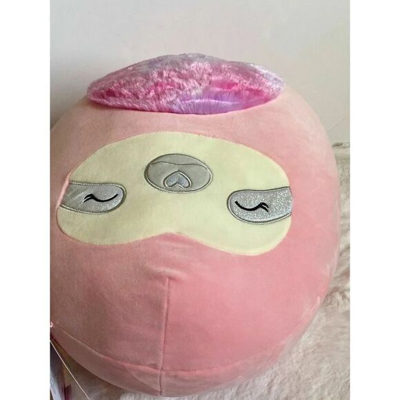 Squismallows Sloth Taryn Valentine 16" Pink Plush Soft Target Exclusive NWT - Picture 9 of 11